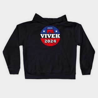 Vivek Ramaswamy 2024 - A New Wave in Presidential Politics Kids Hoodie